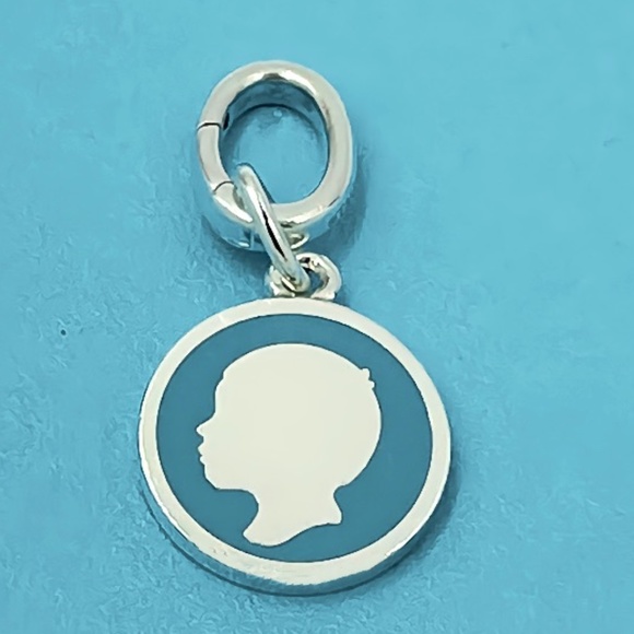 Tiffany & Co. Jewelry Rare Retired Tiffany Co Blue Boy Silhouette